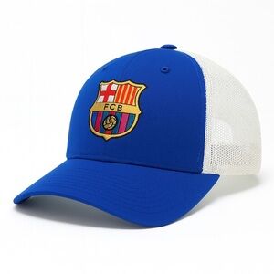 Men's 1863FC Royal Barcelona Washed Trucker Adjustable Hat